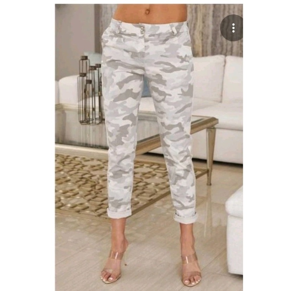 NWT Milio Milano Italian Camouflage Chino Pants Sz XS
